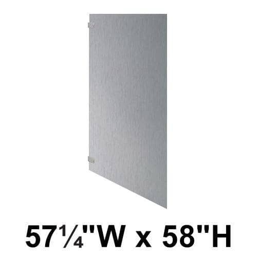 Bradley (Stainless Steel) Toilet Partition Panel (57-1/4W x 58H) S440-60C