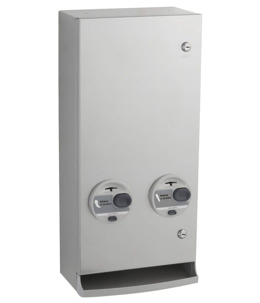 Bobrick B-370634 25-cent Napkin and Tampon Vending Machine